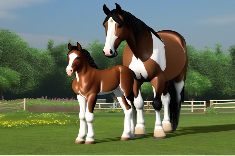 breeding-and-foaling-of-a-clydesdale-horse