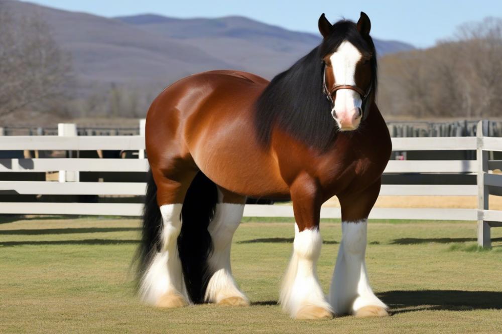 grooming-and-care-of-a-clydesdale-horse