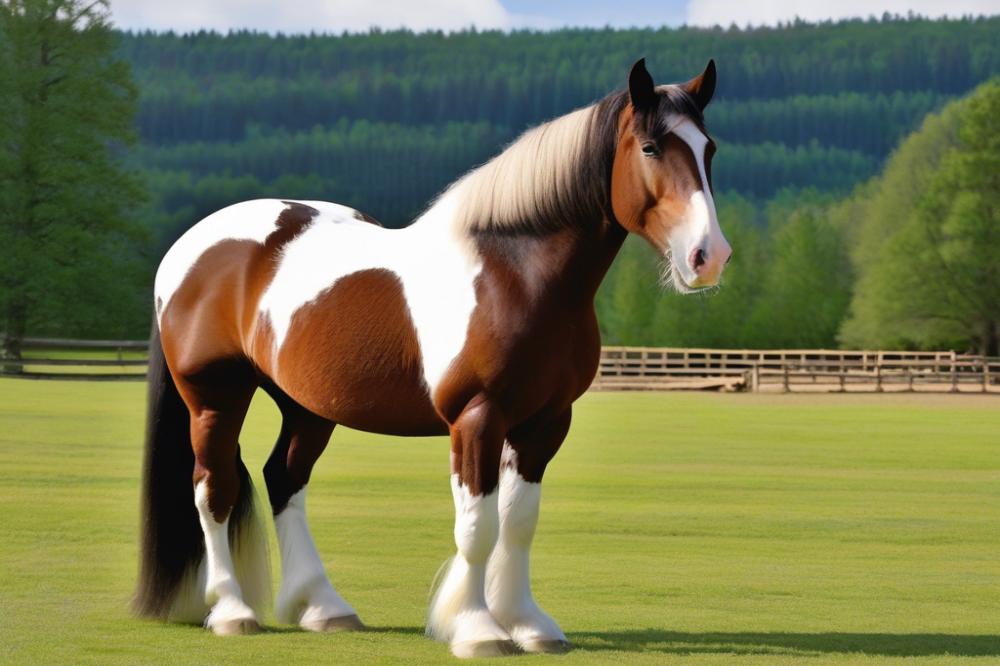 judging-temperament-of-a-clydesdale-horse