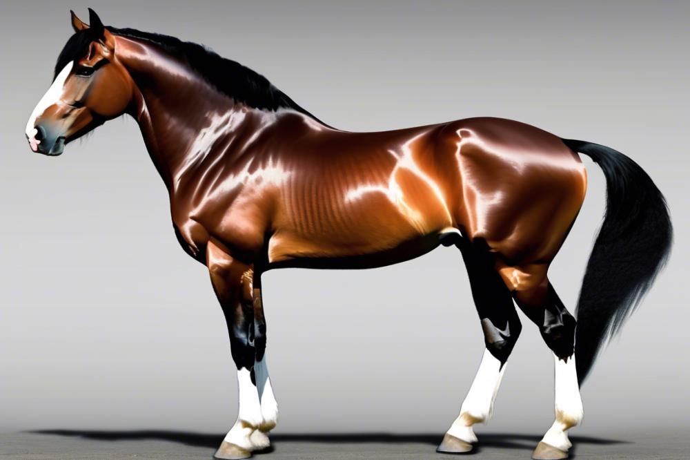 musculature-and-strength-of-a-clydesdale-horse