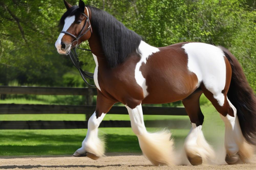 training-and-exercise-of-a-clydesdale-horse